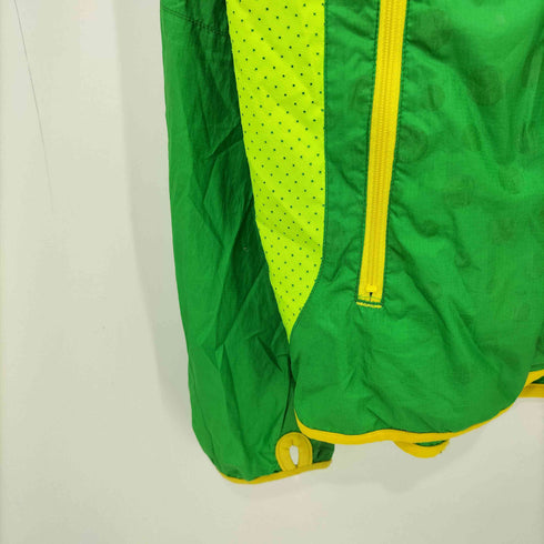 プーマ PUMA 00s Y2K ドット 水玉 ジップアップ シェル ジャケット レディース JPN:M