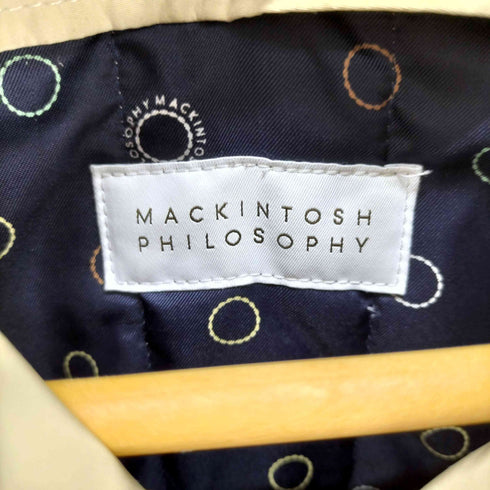 マッキントッシュフィロソフィー MACKINTOSH PHILOSOPHY ライナー ベルト付 トレンチコート レディース FR:38
