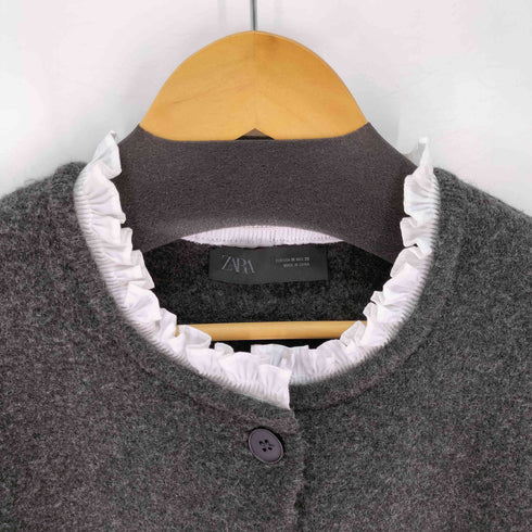 ザラ ZARA ポプリンコンビニットジャケット レディース import:M