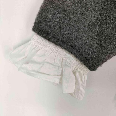 ザラ ZARA ポプリンコンビニットジャケット レディース import:M
