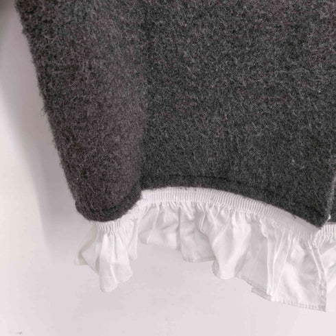 ザラ ZARA ポプリンコンビニットジャケット レディース import:M