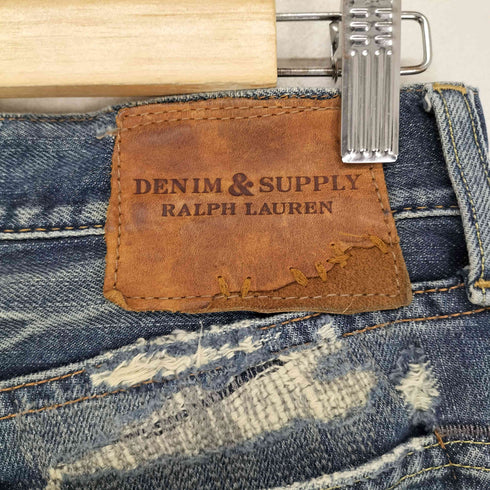 デニムアンドサプライラルフローレン DENIM&SUPPLY RALPH LAUREN SLIM クロップドダメージデニムパンツ メンズ 27