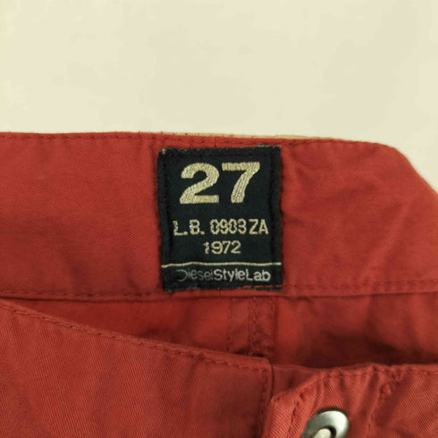 ディーゼル DIESEL style lab Y2K パンドラ期 バックペイント カラーワイドパンツ メンズ 27