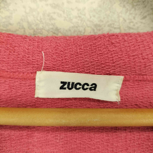ズッカ ZUCCa フロント刺繍クロップドデザインジップパーカー Y2K レディース JPN:M