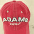 ADAMS GOLF 刺繍デザイン6パネルキャップ メンズ