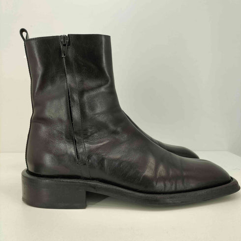 コスチュームナショナルオム CoSTUME NATIONAL HOMME スクエアトゥ サイドジップ ヒールブーツ メンズ 7 1/2