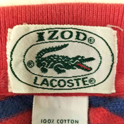 アイゾッドラコステ IZOD LACOSTE ボーダー ポロシャツ メンズ import:S