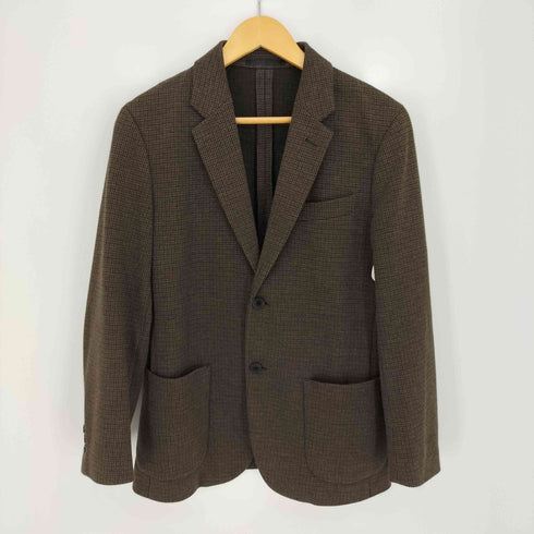 ユニクロ UNIQLO コンフォート2Bジャケット(グレンチェック・袖丈着丈標準) メンズ JPN:S