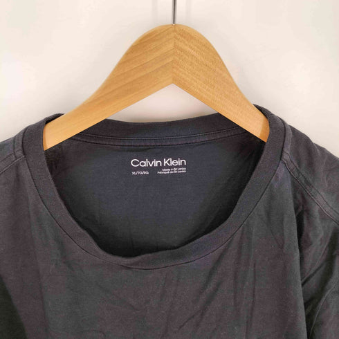 カルバンクライン CALVIN KLEIN アームロゴクルーネック長袖Tシャ メンズ import:XL