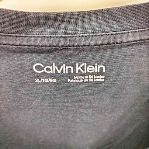 カルバンクライン CALVIN KLEIN アームロゴクルーネック長袖Tシャ メンズ import:XL