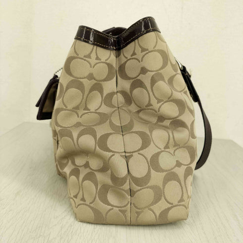 コーチ COACH ターンロック シグネチャー サテントートバッグ レディース