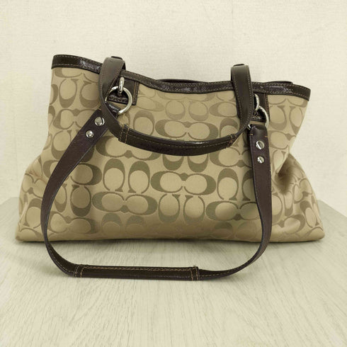 コーチ COACH ターンロック シグネチャー サテントートバッグ レディース