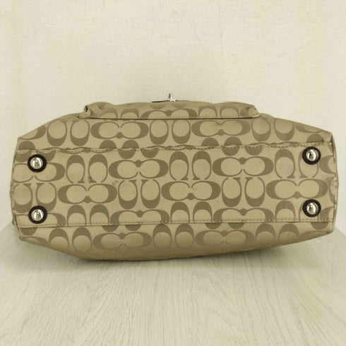 コーチ COACH ターンロック シグネチャー サテントートバッグ レディース