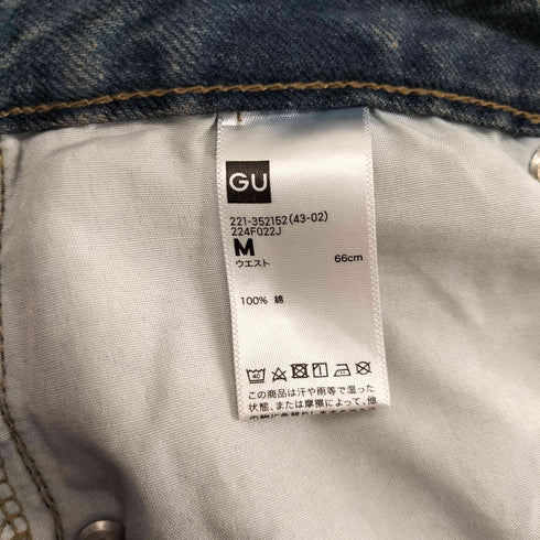 ジーユー GU バレルレッグジーンズ Y2K レディース M