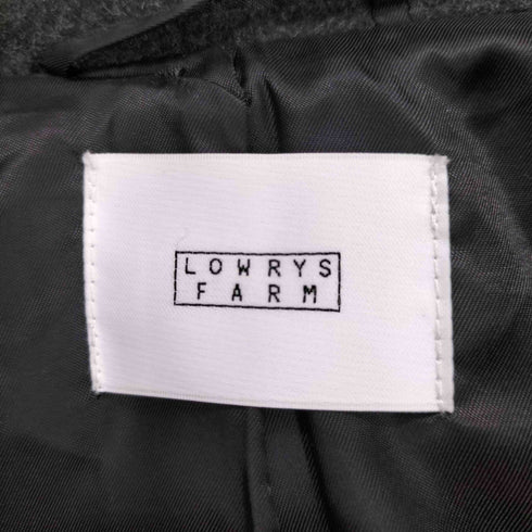 ローリーズファーム LOWRYS FARM デザインロングコート レディース F