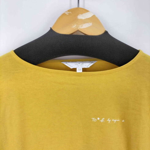 トゥービーバイアニエスベー To b. by agnes b. ロゴプリントカットソー レディース EUR:38