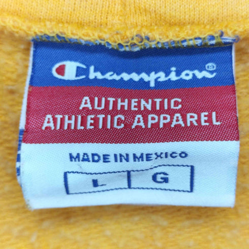 チャンピオン Champion メキシコ製 カレッジロゴ プルオーバーパーカー メンズ import:L