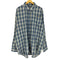 CREARE -LINO- 比翼 オンブレチェックロングシャツ street メンズ L