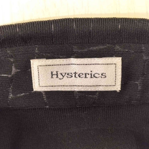 ヒステリックス HYSTERICS 襟付きニットカーディガン 刺繍 レディース FREE
