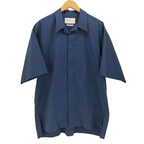 トゥモローランド TOMORROWLAND 21ss コットンポプリン オープンカラー半袖シャツ メンズ import:S
