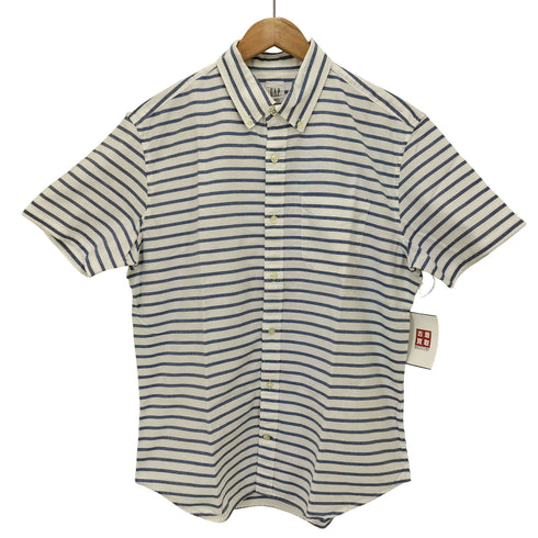 ギャップ Gap ボーダー S/S シャツ メンズ import:M