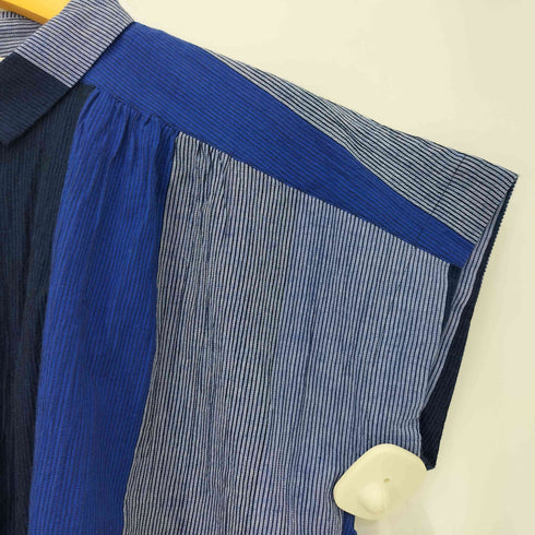 コットンハウスアヤ Cotton House Aya yesterday cross コットンリネン フレンチスリーブ シャツ レディース JPN:M