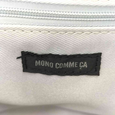 モノコムサ MONO COMME CA ロゴ プレート 2WAY ミニ ショルダー バッグ レディース