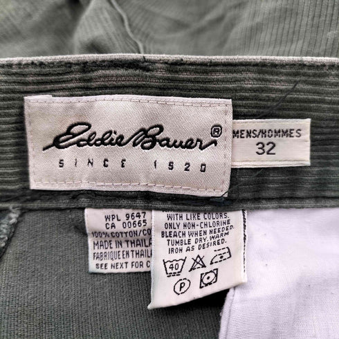 エディーバウアー Eddie Bauer 2タック コーデュロイパンツ メンズ 32