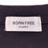 BORN FREE ワンポイント刺繍 コットン S/S Tシャツ メンズ JPN:XL