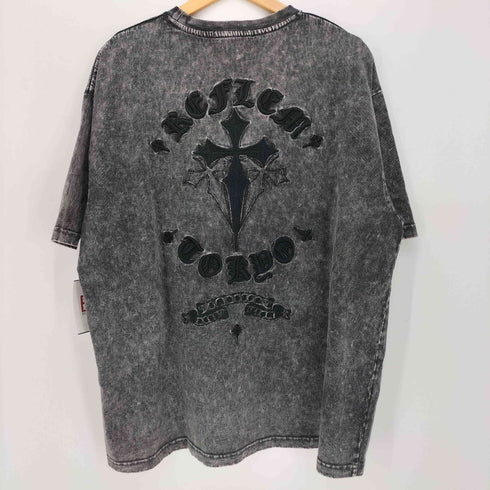 レフレム REFLEM クロス刺繍ダメージTシャツ ユニセックス メンズ FREE