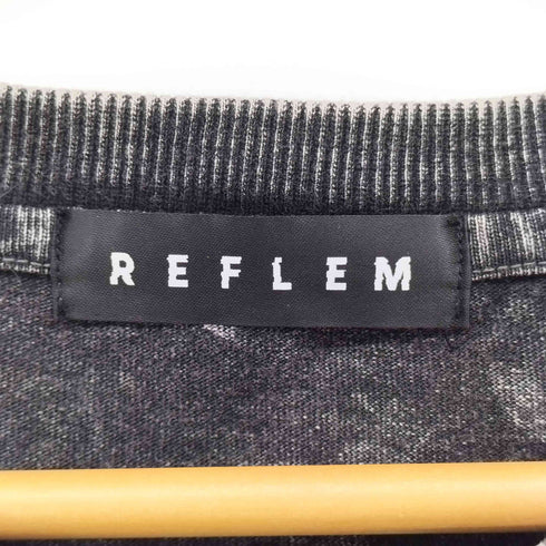 レフレム REFLEM クロス刺繍ダメージTシャツ ユニセックス メンズ FREE