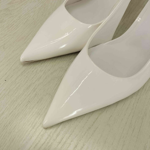 ザラ ZARA エナメルポインテッドトゥパンプス レディース JPN:24