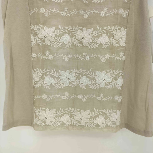 コットンハウスアヤ Cotton House Aya castle combe garden フロント 刺繍レース ノースリーブ レディース JPN:M