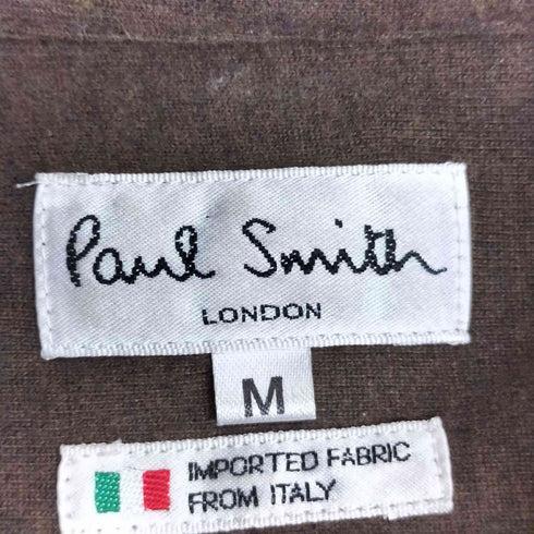 ポールスミス Paul Smith イタリア製生地 コットン ボタンダウン シャツ メンズ JPN:M