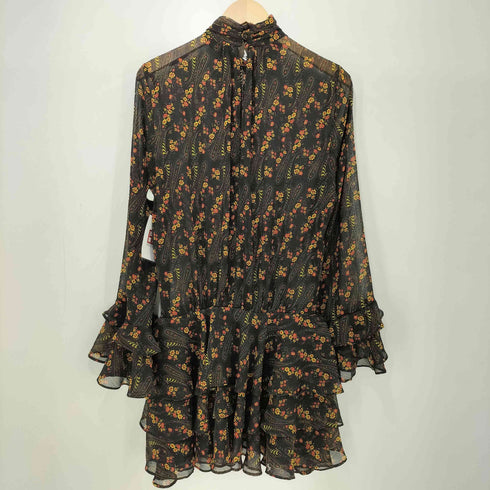 ザラ ZARA 25AW FLORAL PRINT COTTON GAUZE DRESS レディース import:XS