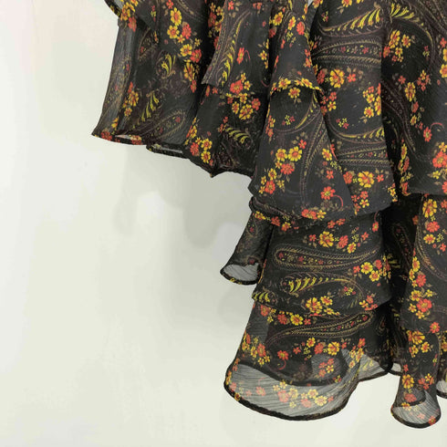 ザラ ZARA 25AW FLORAL PRINT COTTON GAUZE DRESS レディース import:XS