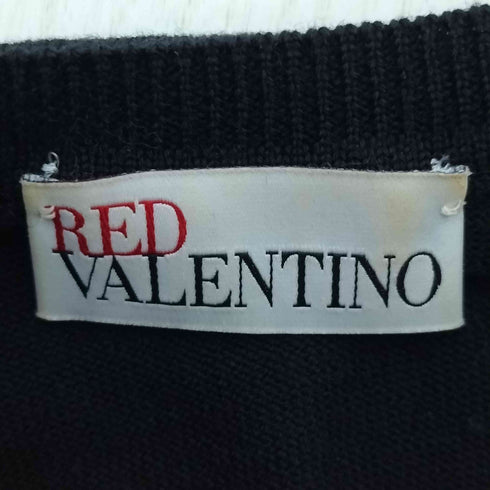 レッドヴァレンティノ RED VALENTINO ビジュー スパンコール装飾 クルーネックカーディガン レディース S