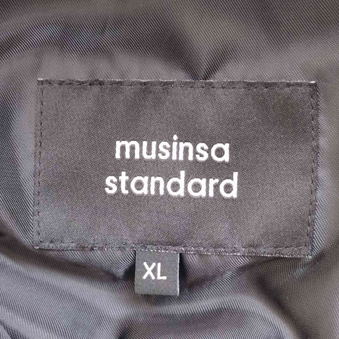 MUSINSA STANDARD コットン ミニマル ブルゾン ジャケット メンズ import:XL