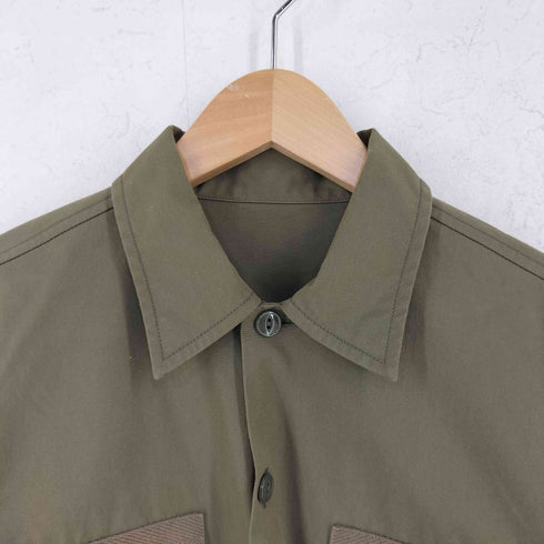 ユニフォームエクスペリメント uniform experiment SLEEVE PANELED DOUBLE POCKET BIG SHIRT メンズ 1