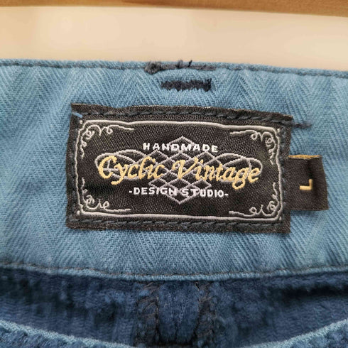 CYCLIC VINTAGE ダブルニー 2タック コーデュロイ テーパードパンツ メンズ JPN:L