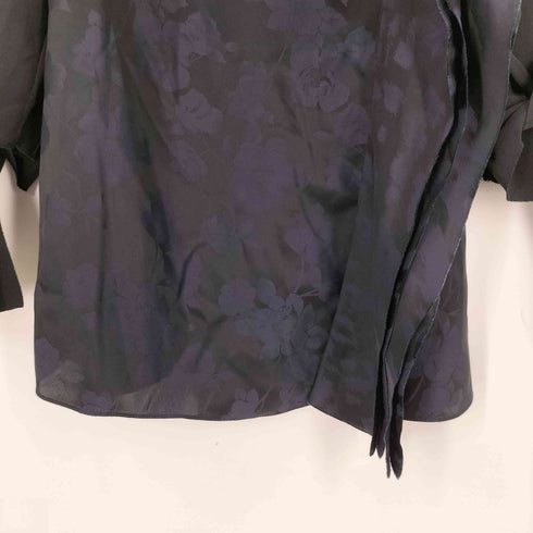 スリーワンフィリップリム 3.1 phillip lim シアー切替 アシンメトリー 花柄ワンピース レディース 0