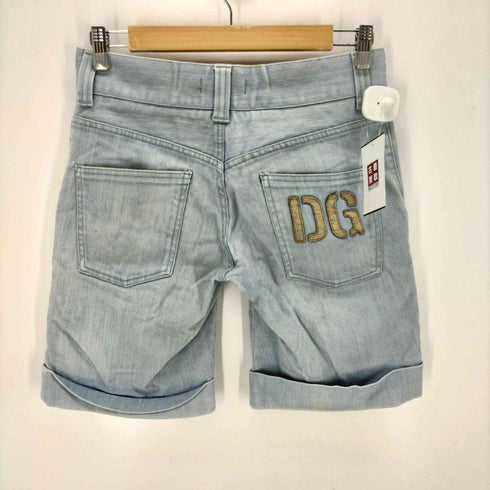 ドルチェアンドガッバーナ DOLCE&GABBANA ロゴパッチ付き デニムショートパンツ Y2K メンズ 44