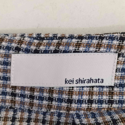 ケイシラハタ kei shirahata チェック 変形スカート レディース JPN:1