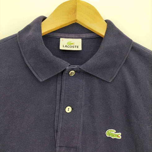 ラコステ LACOSTE クラシックフィット ワンポイントロゴ刺繍 鹿の子 S/S ポロシャツ メンズ 3