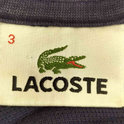 ラコステ LACOSTE クラシックフィット ワンポイントロゴ刺繍 鹿の子 S/S ポロシャツ メンズ 3