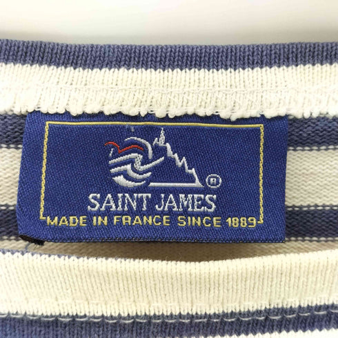 セントジェームス SAINT JAMES 80-90S 旧タグ MADE IN FRANCE フランス製 ボーダー バスク シャツ レディース