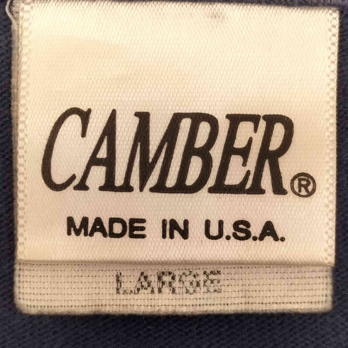 キャンバー CAMBER USA製 コットン クルーネック S/S ポケット Tシャツ メンズ import:L