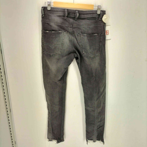 ディーゼル DIESEL KROOLEY CB-NE ブラックデニム ジョグジーンズ メンズ 28