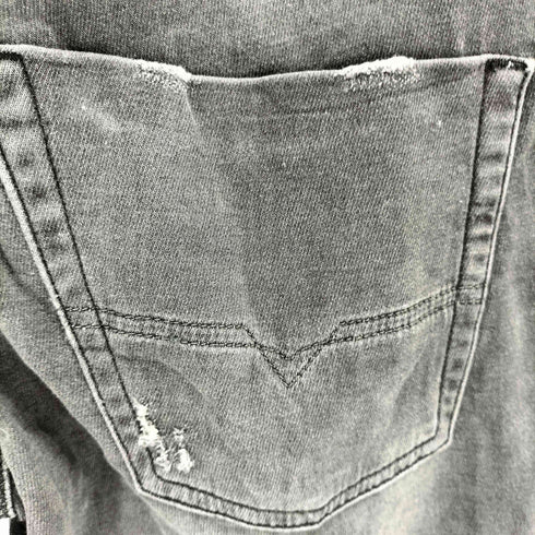 ディーゼル DIESEL KROOLEY CB-NE ブラックデニム ジョグジーンズ メンズ 28