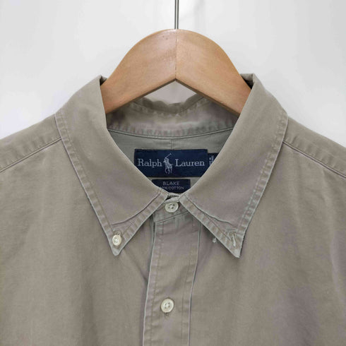 ラルフローレン RALPH LAUREN BLAKE ポニー 刺繍 ポケット S/S ボタンダウン シャツ メンズ import:XL